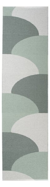 Covor tip traversă pentru interior și exterior verde 70x270 cm Hill Army Misty Mint – Pappelina
