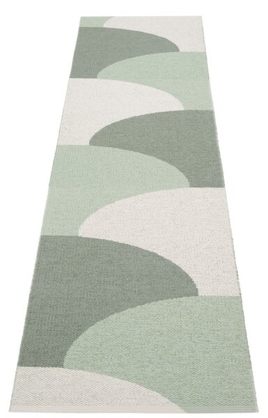 Covor tip traversă pentru interior și exterior verde 70x270 cm Hill Army Misty Mint – Pappelina