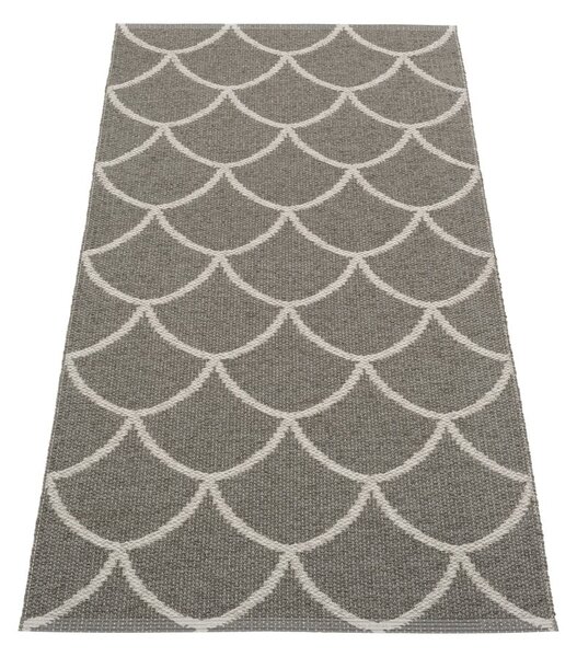 Covor tip traversă pentru interior și exterior gri 70x150 cm Kotte Charcoal – Pappelina