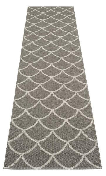 Covor tip traversă pentru interior și exterior gri 70x300 cm Kotte Charcoal – Pappelina