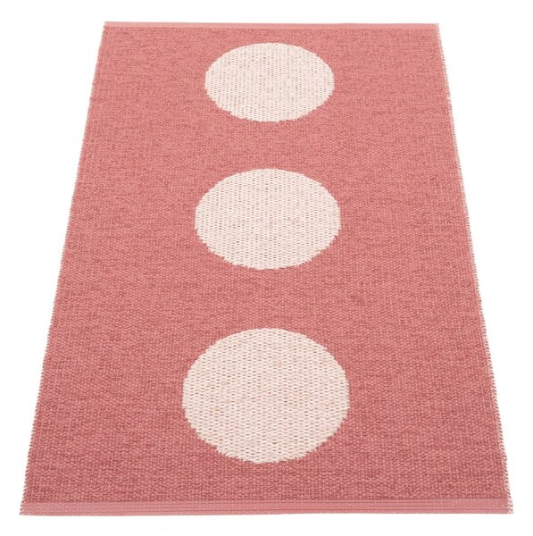 Covor pentru exterior și interior roșu deschis 70x120 cm Vera Pop Blush – Pappelina