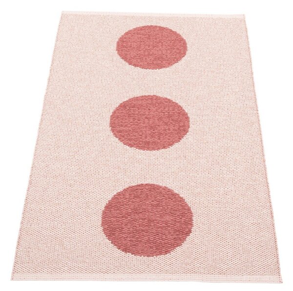 Covor pentru exterior și interior roșu deschis 70x120 cm Vera Pop Blush – Pappelina
