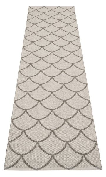Covor tip traversă pentru interior și exterior gri 70x300 cm Kotte Charcoal – Pappelina