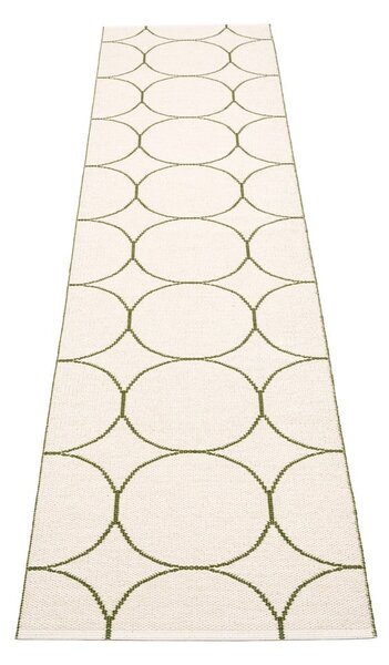 Covor tip traversă pentru interior și exterior verde închis 70x300 cm Boo Dark Olive – Pappelina