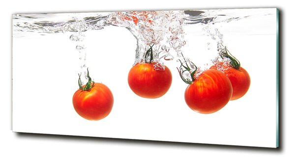Tablou din Sticlă Tomatele sub apă