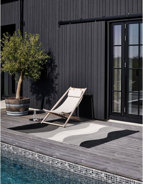 Covor pentru exterior și interior gri 70x100 cm Urvi Metal – Pappelina