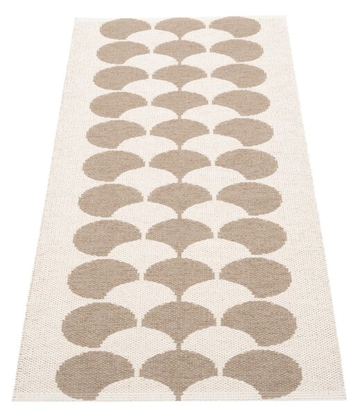 Covor tip traversă pentru interior și exterior bej/crem 70x150 cm Poppy Potato – Pappelina