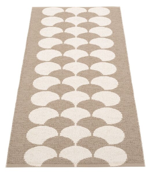 Covor tip traversă pentru interior și exterior bej/crem 70x150 cm Poppy Potato – Pappelina