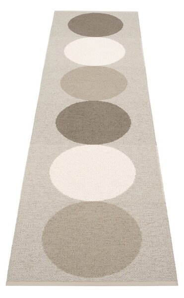 Covor tip traversă pentru interior și exterior gri/crem 70x280 cm Otto Clay – Pappelina