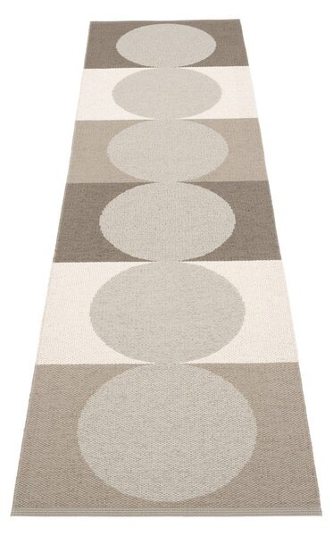 Covor tip traversă pentru interior și exterior gri/crem 70x280 cm Otto Clay – Pappelina