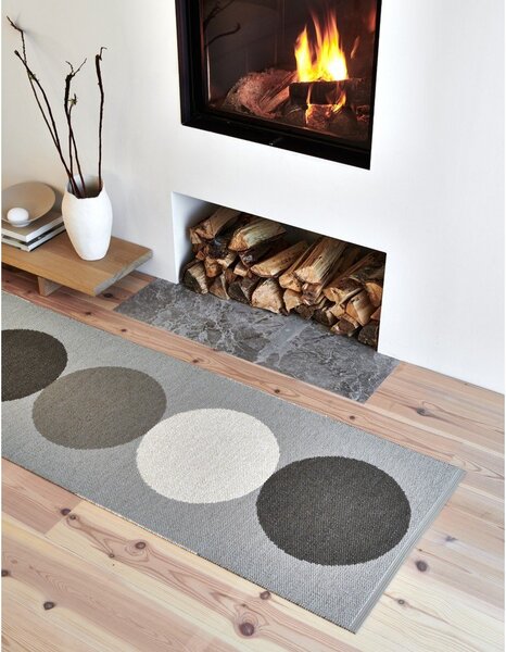 Covor pentru exterior și interior gri/crem 70x140 cm Otto Clay – Pappelina