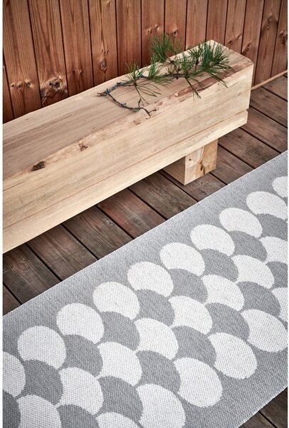 Covor tip traversă pentru interior și exterior crem 70x150 cm Poppy Linen – Pappelina