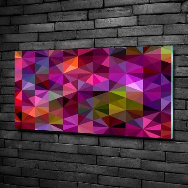 Fotografie imprimată pe sticlă valuri abstracte