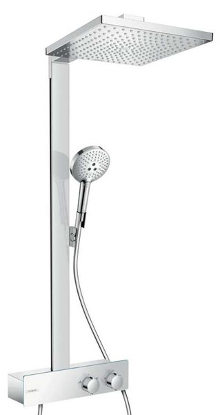 Hansgrohe Raindance E - Set de duș Showerpipe 300, cu termostat 350, crom 27361000