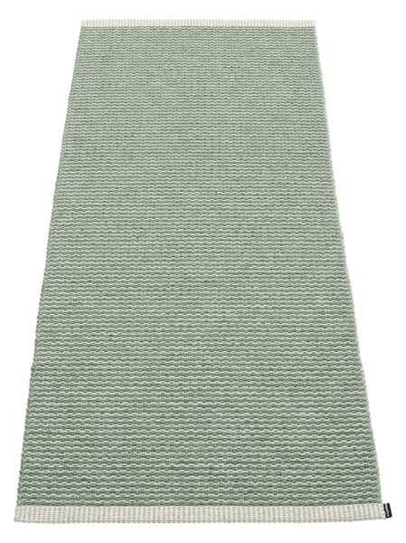Covor tip traversă pentru interior și exterior verde deschis 60x150 cm Mono Sage Army – Pappelina