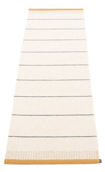 Covor tip traversă pentru interior și exterior galben ocru/crem 60x200 cm Belle Ochre – Pappelina