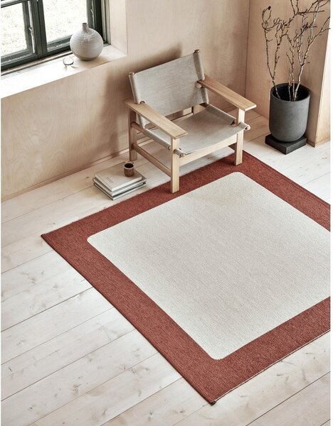 Covor tip traversă pentru interior și exterior cărămiziu/crem 70x240 cm Ilda Brick – Pappelina