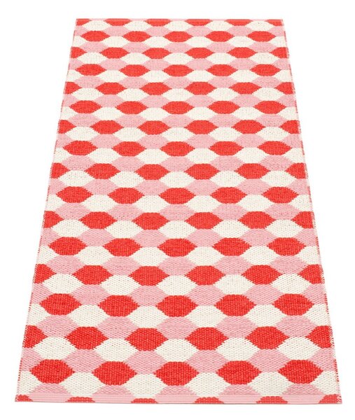 Covor tip traversă pentru interior și exterior roșu 70x160 cm Dana Coral – Pappelina