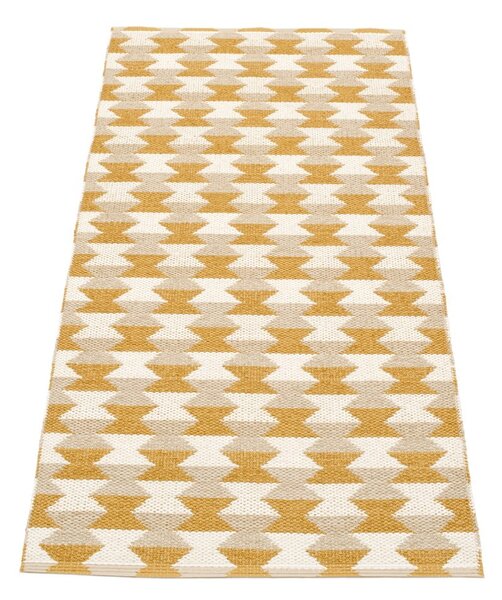 Covor tip traversă pentru interior și exterior galben ocru 70x160 cm Dana Ochre – Pappelina