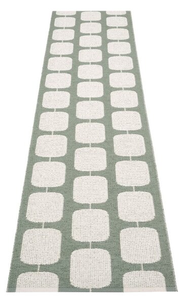 Covor tip traversă pentru interior și exterior verde/crem 70x300 cm Sten Army – Pappelina