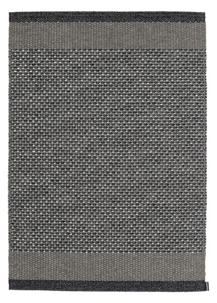 Covor pentru exterior și interior gri antracit 60x85 cm Edit Charcoal – Pappelina