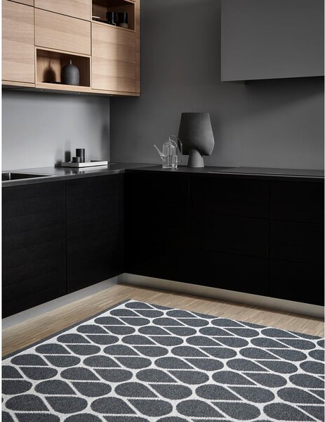 Covor pentru exterior și interior gri închis 70x140 cm Otis Granit – Pappelina