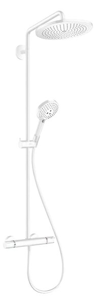 Hansgrohe Croma Select S - Set de duș Showerpipe 280 cu termostat, alb mat 26890700
