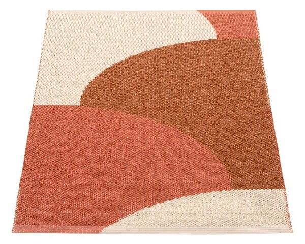 Covor pentru exterior și interior cărămiziu 70x90 cm Hill Brick Rust – Pappelina