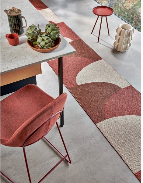 Covor tip traversă pentru interior și exterior cărămiziu 70x270 cm Hill Brick Rust – Pappelina