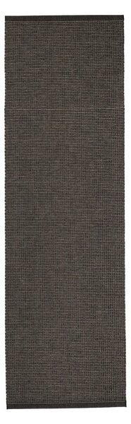 Covor tip traversă pentru interior și exterior gri antracit 70x240 cm Emm Black Linen – Pappelina