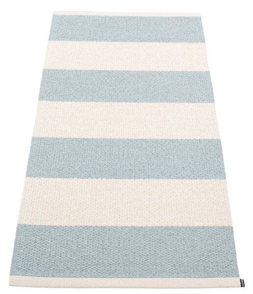 Covor tip traversă pentru interior și exterior albastru deschis/crem 70x150 cm Bob Blue Fog – Pappelina