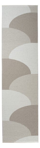 Covor tip traversă pentru interior și exterior bej 70x270 cm Hill Dark Linen – Pappelina
