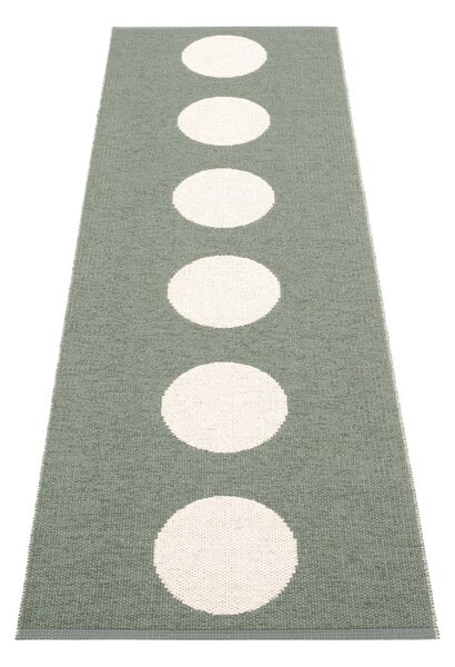 Covor tip traversă pentru interior și exterior verde 70x225 cm Vera Army – Pappelina