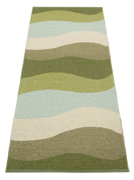 Covor tip traversă pentru interior și exterior verde 70x200 cm Urvi Woods – Pappelina