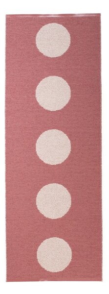 Covor tip traversă pentru interior și exterior roșu deschis 70x200 cm Vera Pop Blush – Pappelina