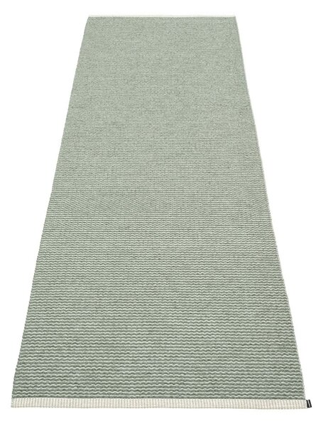 Covor tip traversă pentru interior și exterior verde deschis 70x200 cm Mono Sage Army – Pappelina