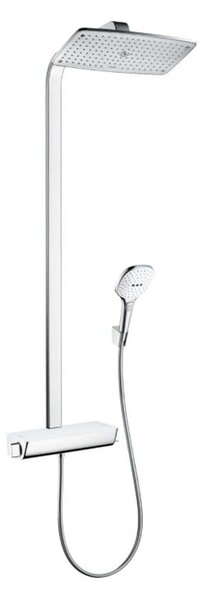 Hansgrohe Raindance Select E - Set de duș cu termostat, 360 mm, alb/crom 27112400