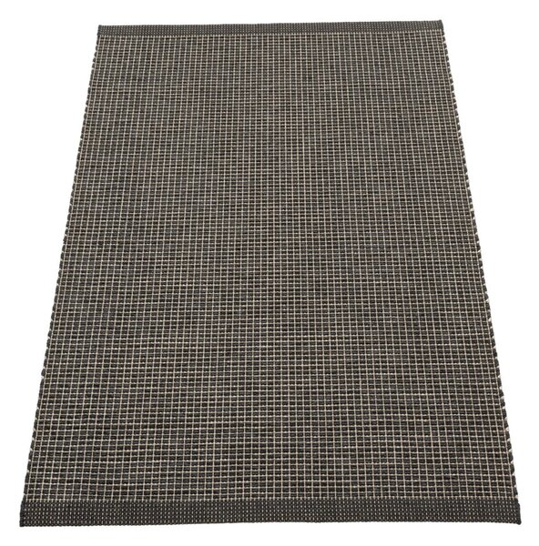 Covor pentru exterior și interior gri antracit 70x120 cm Emm Black Linen – Pappelina