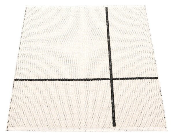 Covor pentru exterior și interior negru 70x90 cm Fred Black – Pappelina