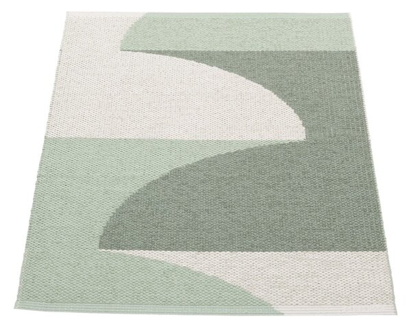 Covor pentru exterior și interior verde 70x90 cm Hill Army Misty Mint – Pappelina