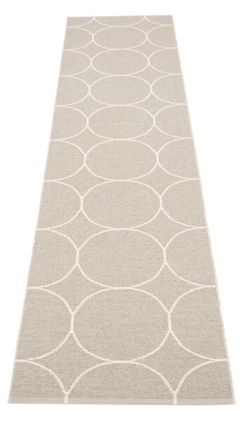 Covor tip traversă pentru interior și exterior crem 70x300 cm Boo Linen – Pappelina