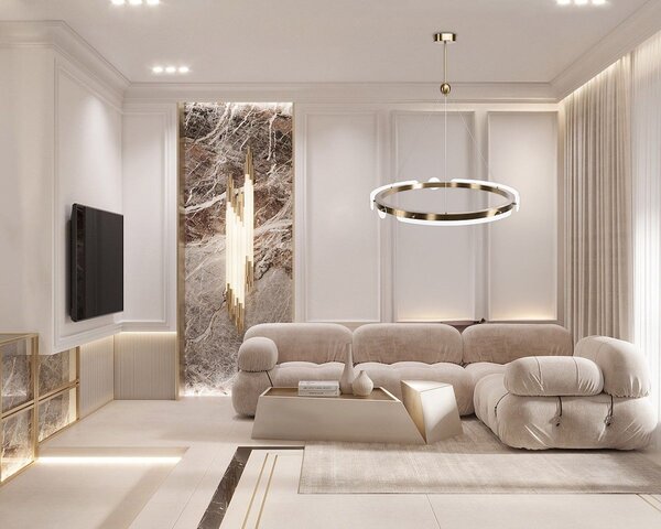 Lampa LED APP1549-cp Gold + Remote Control