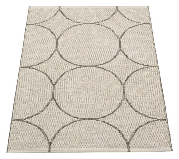 Covor pentru exterior și interior gri închis 70x100 cm Boo Charcoal Linen – Pappelina