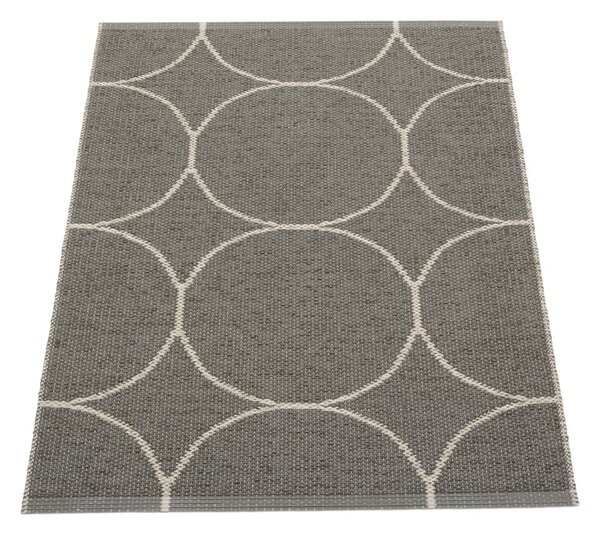 Covor pentru exterior și interior gri închis 70x100 cm Boo Charcoal Linen – Pappelina