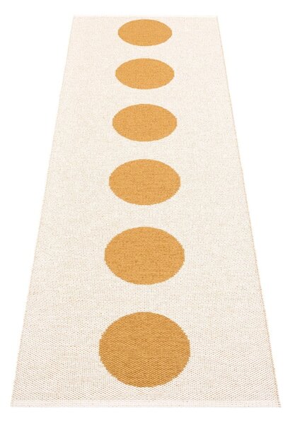 Covor tip traversă pentru interior și exterior galben ocru 70x225 cm Vera Ochre – Pappelina