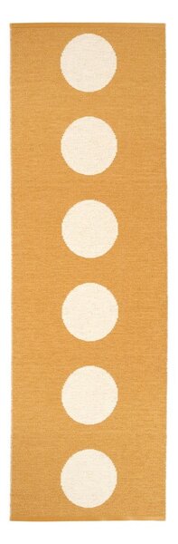 Covor tip traversă pentru interior și exterior galben ocru 70x225 cm Vera Ochre – Pappelina