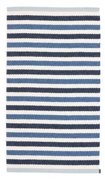 Covor pentru exterior și interior albastru/crem 70x120 cm Teo Denim – Pappelina