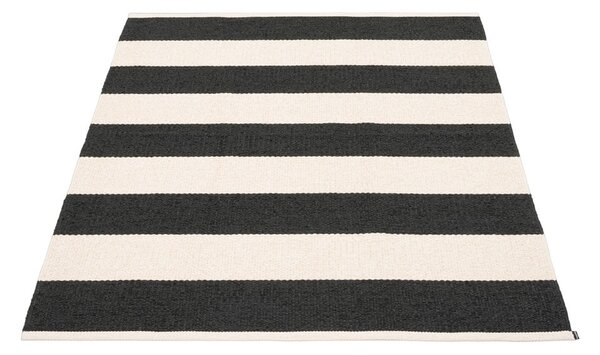 Covor pentru exterior și interior alb-negru 140x180 cm Bob Black Vanilla – Pappelina