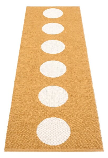 Covor tip traversă pentru interior și exterior galben ocru 70x225 cm Vera Ochre – Pappelina