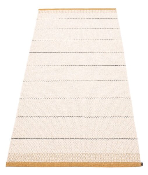 Covor tip traversă pentru interior și exterior galben ocru/crem 85x200 cm Belle Ochre – Pappelina
